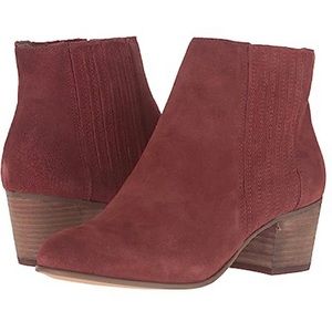 Dolce Vita, Rust, Suede Bootie, distressed
